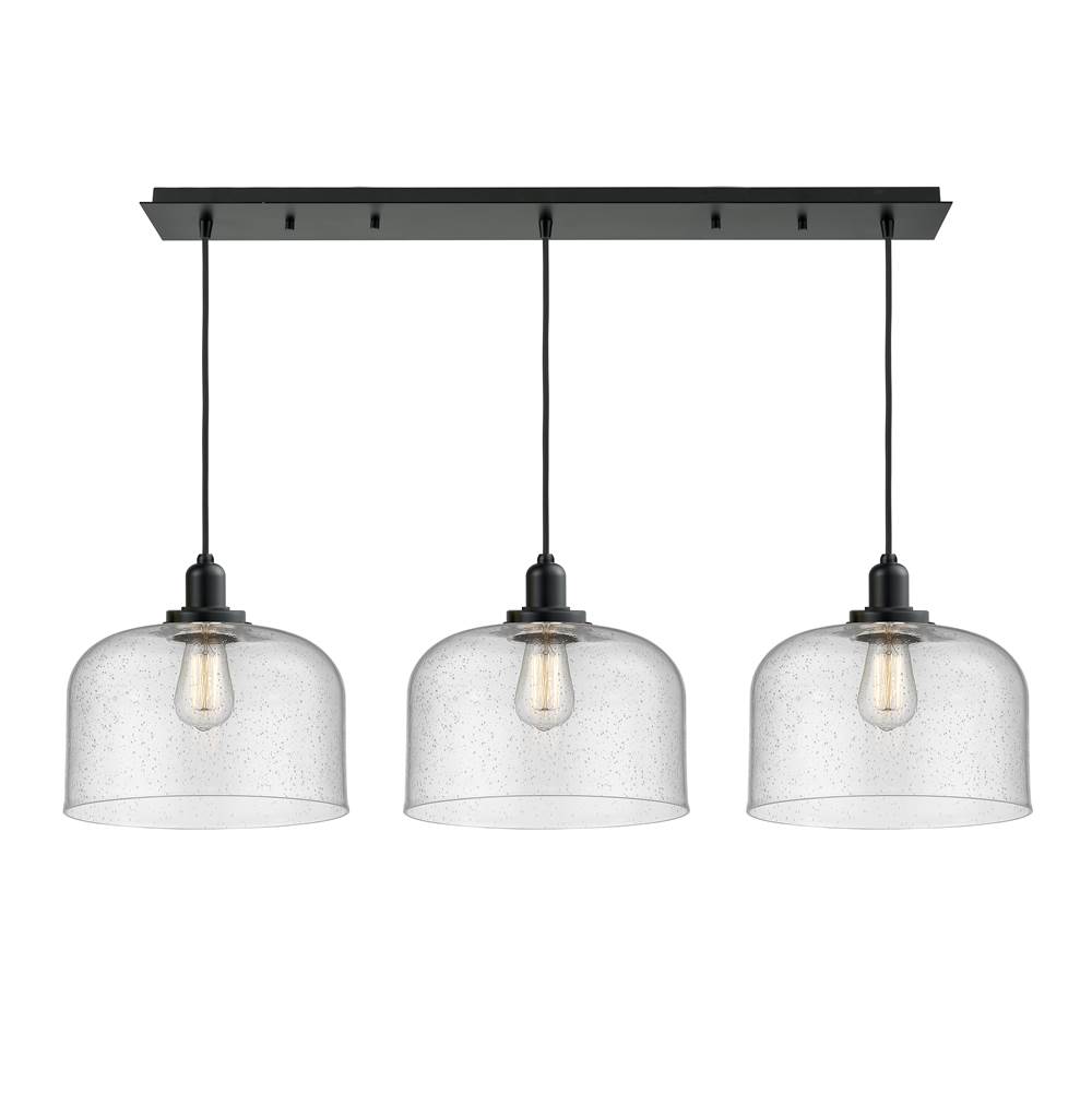 Innovations X-Large Bell 3 Light 36 inch Linear Pendant