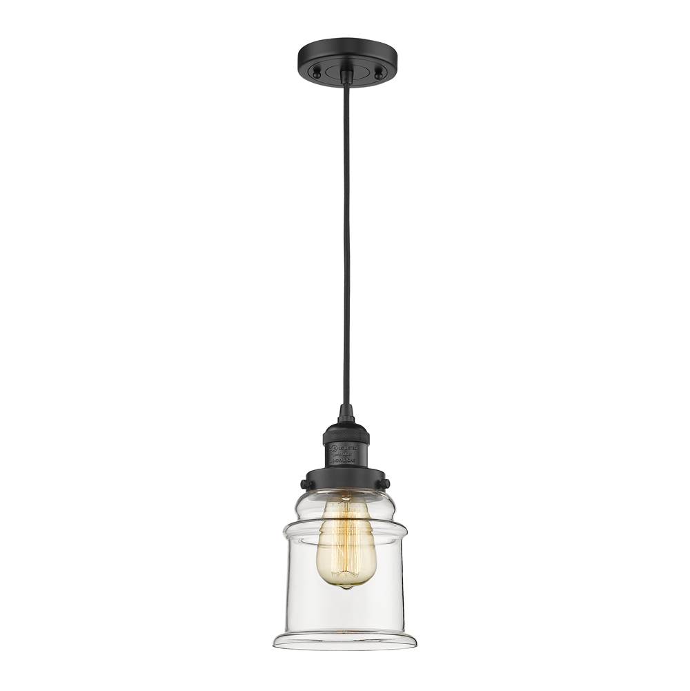 Innovations Canton 1 Light Mini Pendant part of the Franklin Restoration Collection