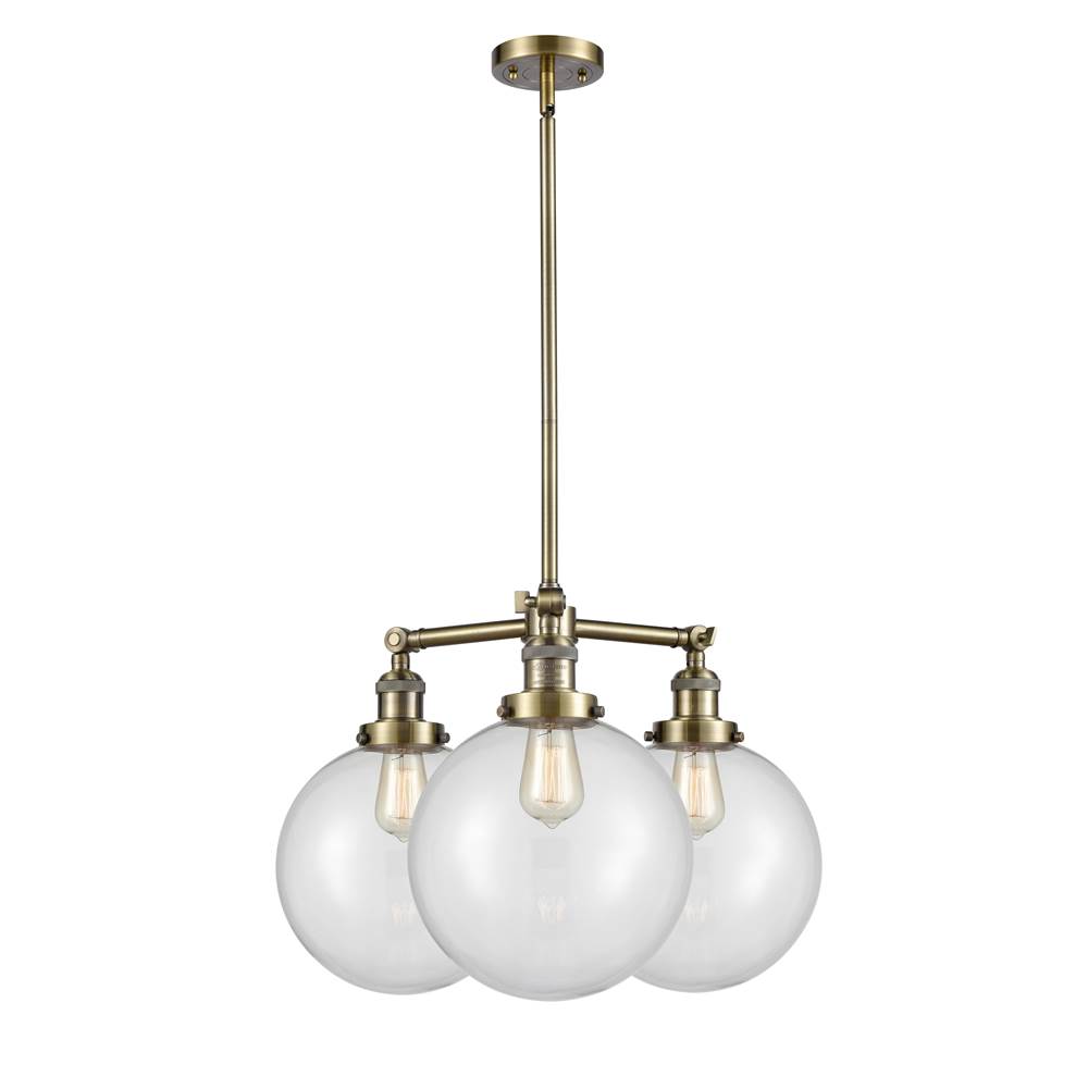 Innovations X-Large Beacon 3 Light Chandelier part of the Franklin Restoration Collection