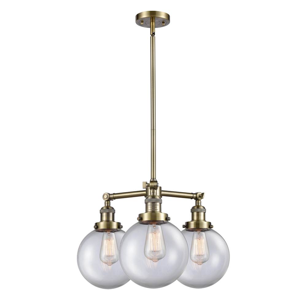 Innovations Large Beacon 3 Light Chandelier part of the Franklin Restoration Collection