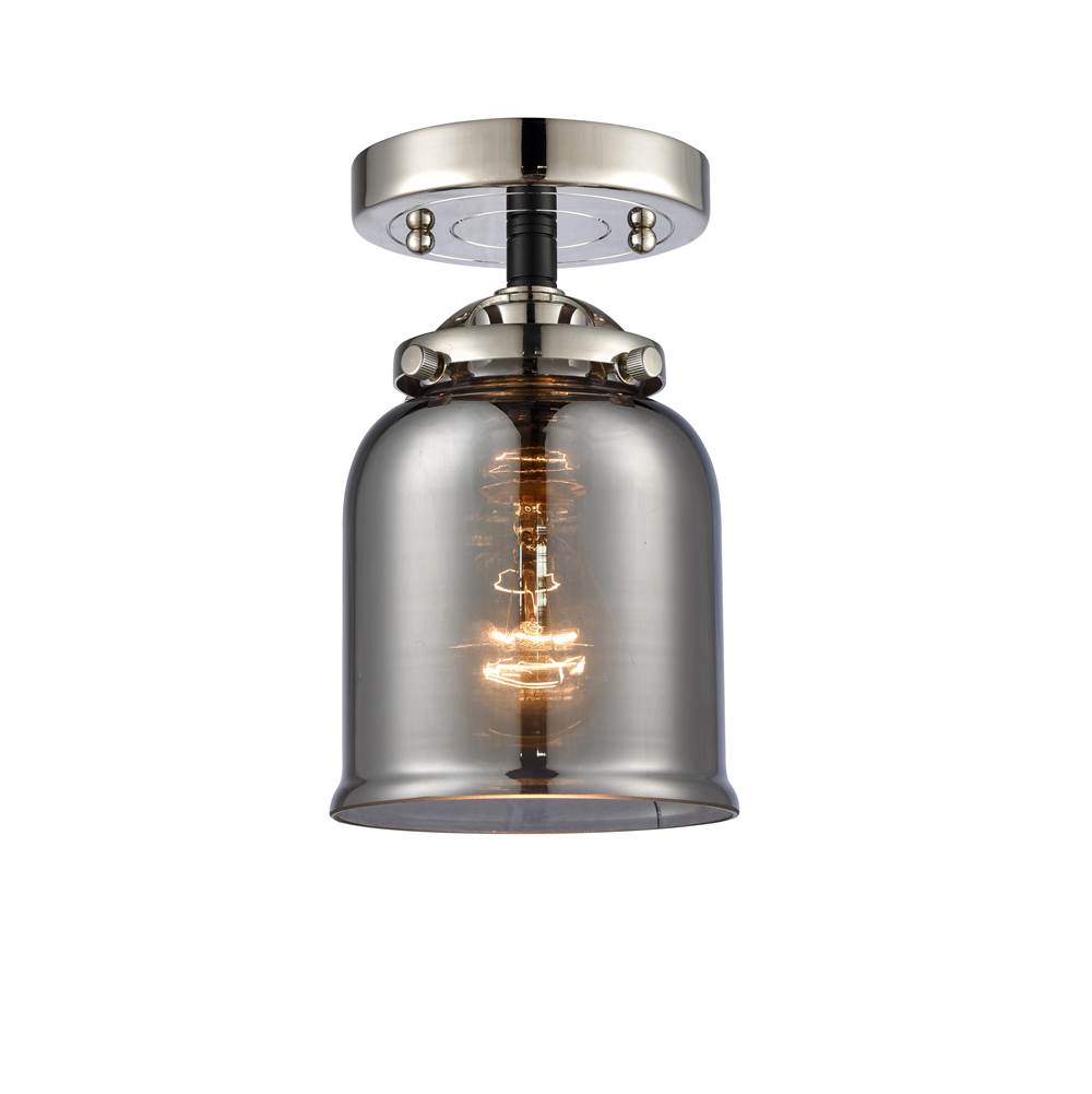Innovations Small Bell 1 Light Semi-Flush Mount part of the Nouveau Collection