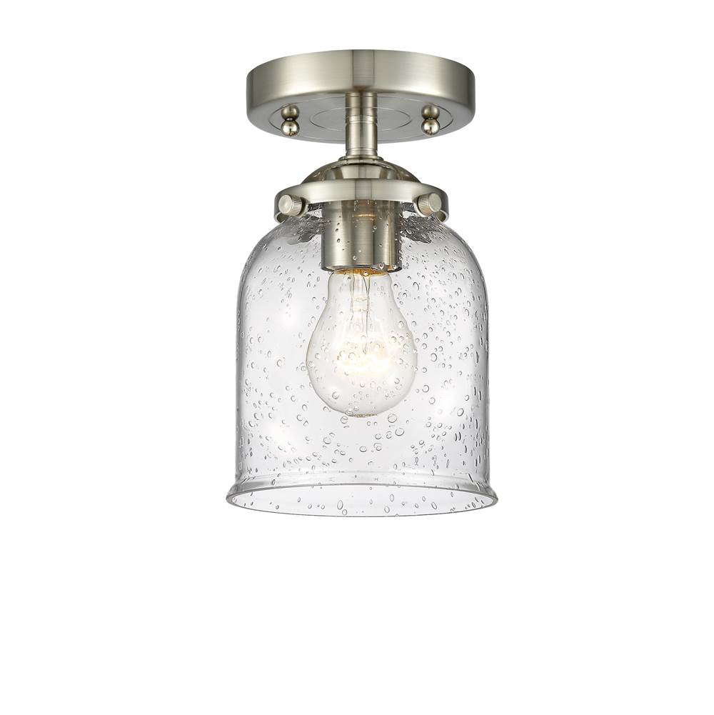 Innovations Small Bell 1 Light Semi-Flush Mount part of the Nouveau Collection
