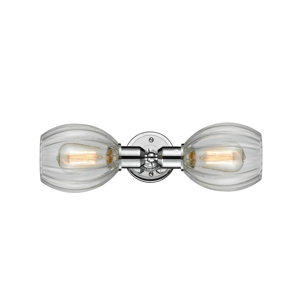 Innovations Melon 2 Light Bath Vanity Light part of the Austere Collection