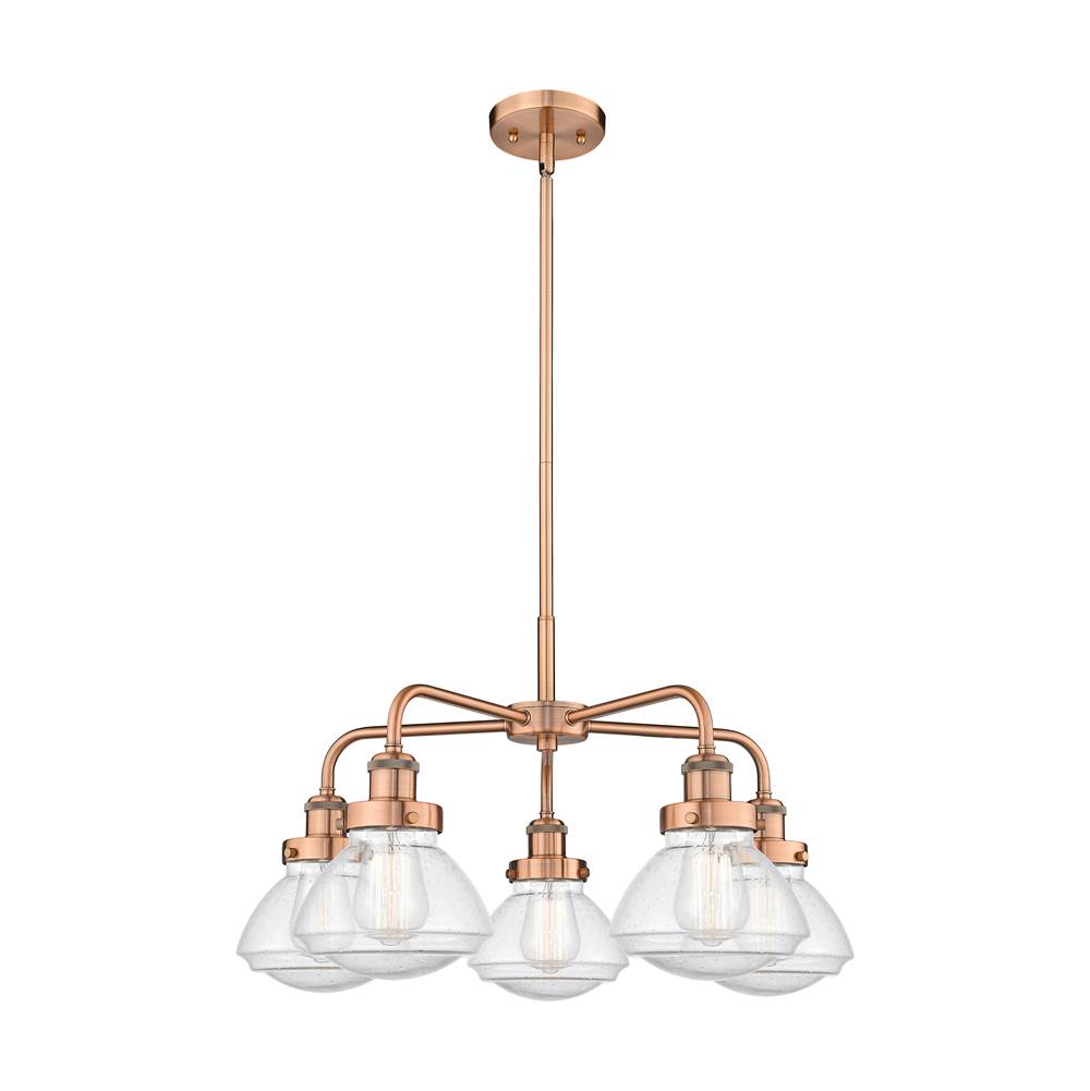 Innovations Olean Antique Copper Chandelier