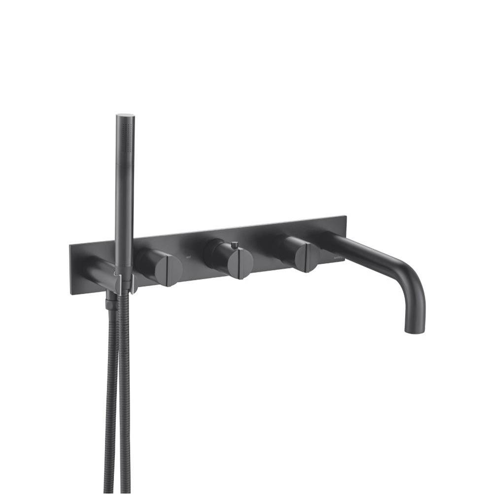 Isenberg Wall Mount Tub Filler With Hand Shower