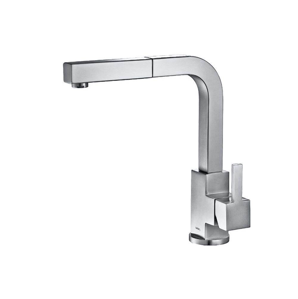 Isenberg Deus - Dual Spray Stainless Steel Kitchen Faucet With Pull Out