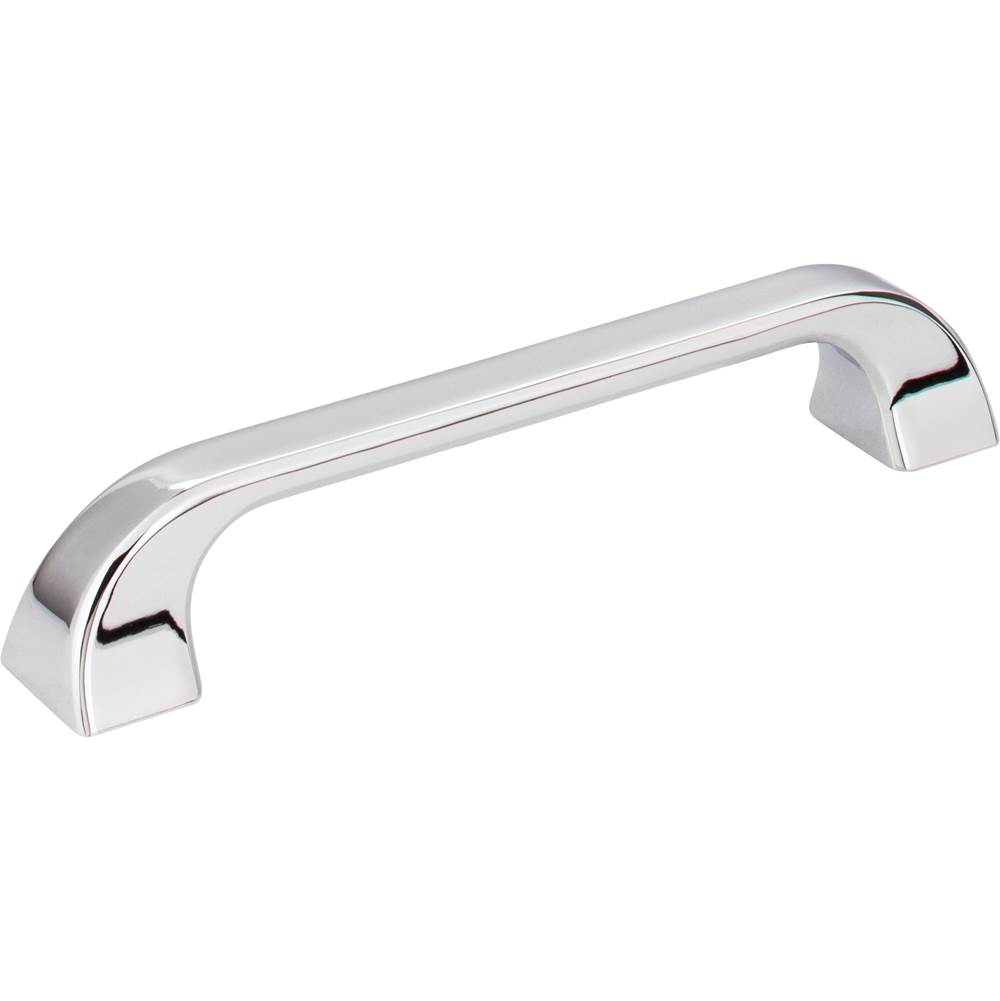 Jeffrey Alexander 128 mm Center-to-Center Polished Chrome Square Marlo Cabinet Pull
