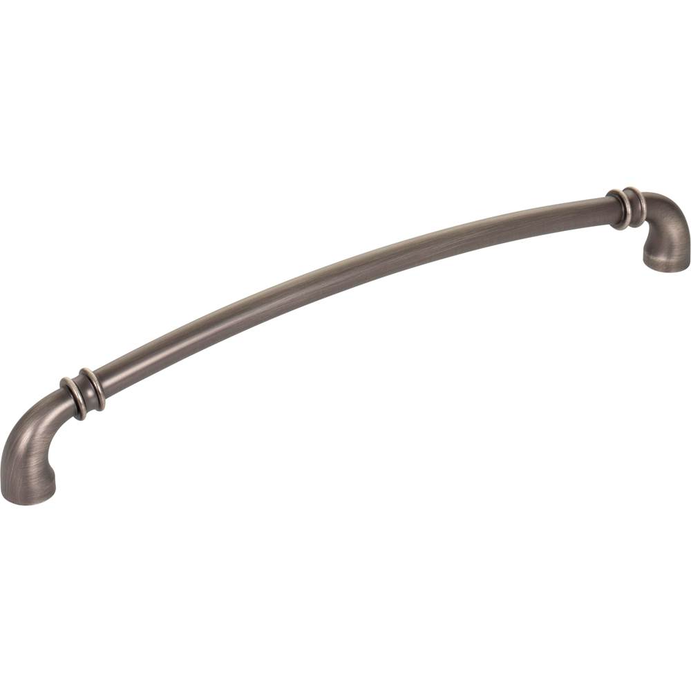 Jeffrey Alexander 224 mm Center-to-Center Brushed Pewter Marie Cabinet Pull