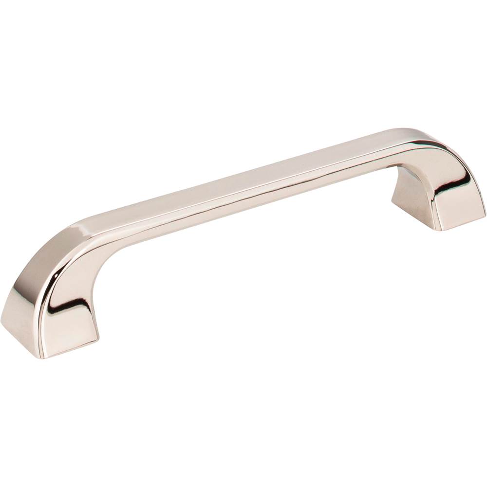 Jeffrey Alexander 128 mm Center-to-Center Polished Nickel Square Marlo Cabinet Pull