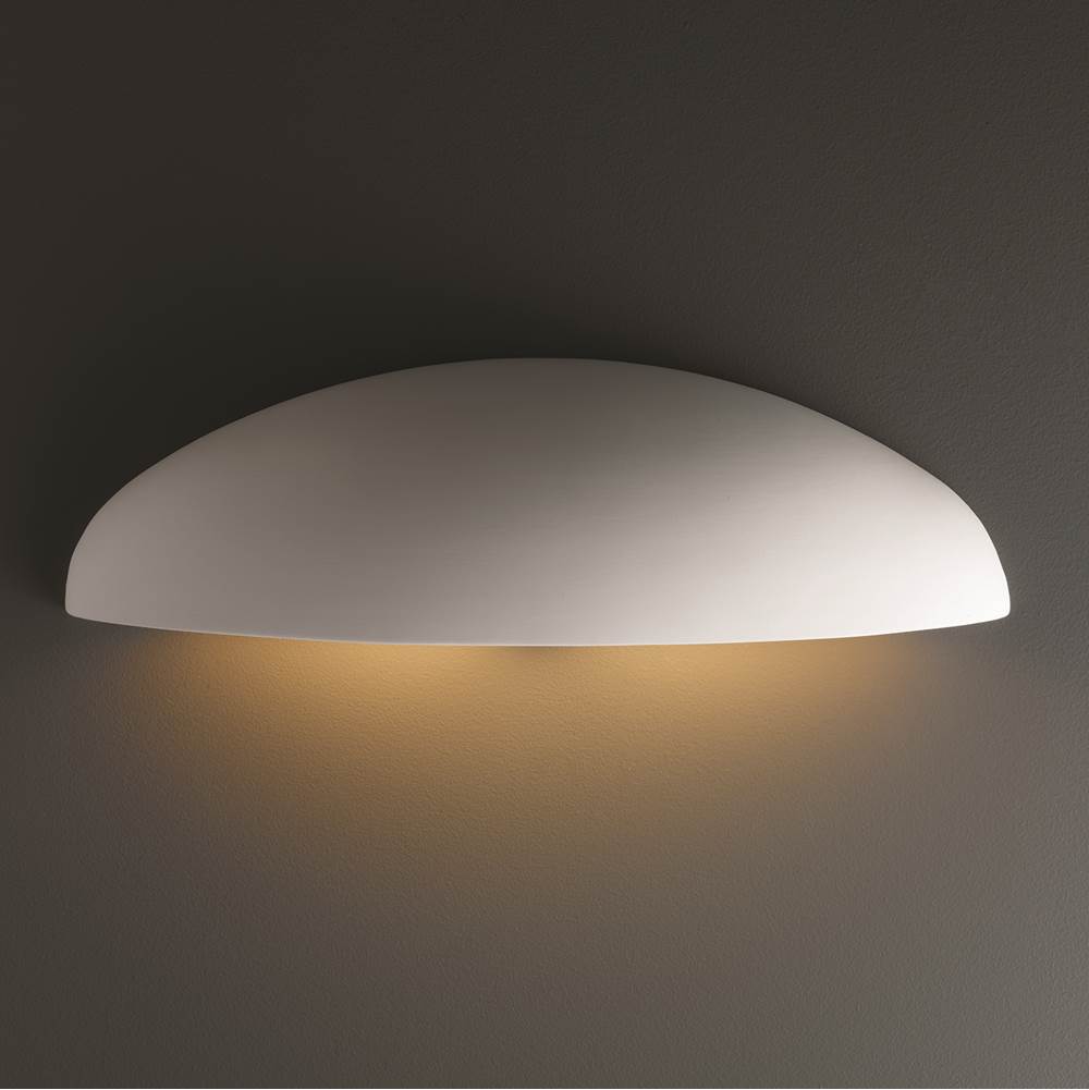 Justice Design ADA Outdoor Canoe Wall Sconce - Downlight in Gloss White