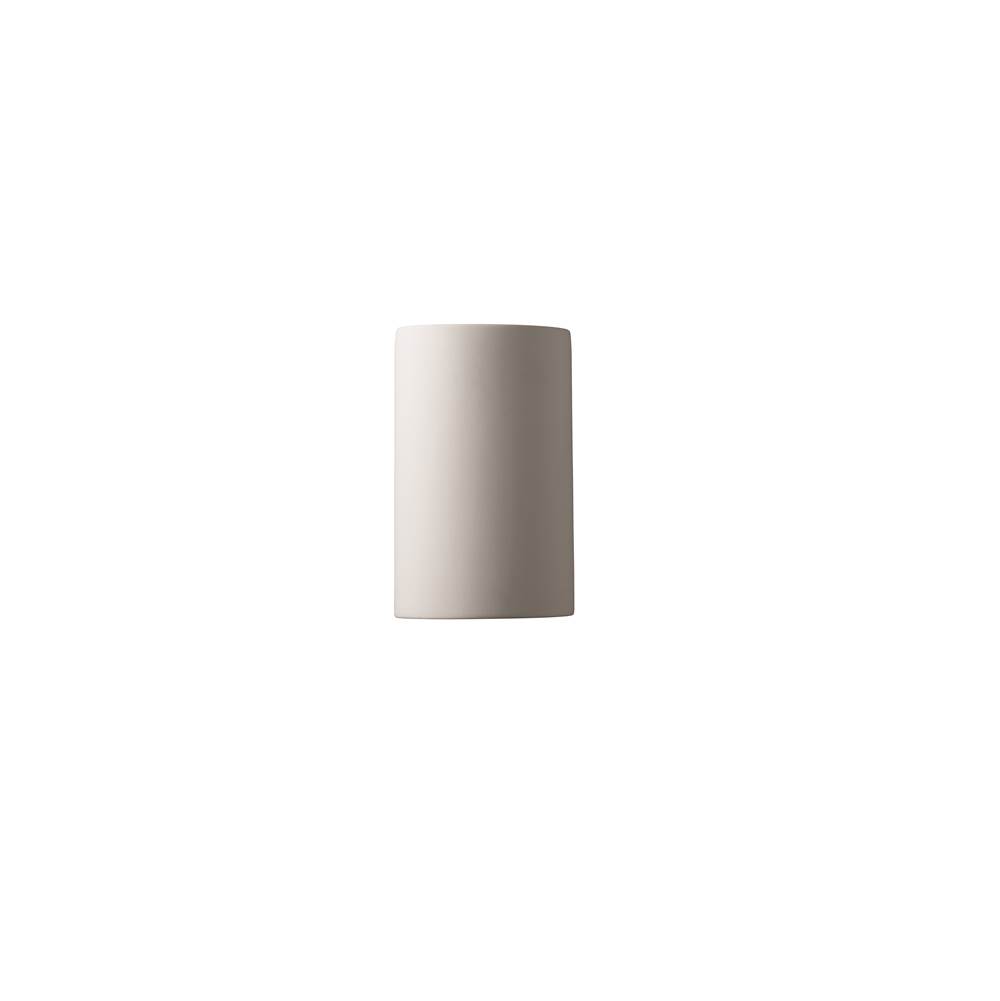 Justice Design Small ADA Cylinder - Open Top and Bottom  in Gloss Grey