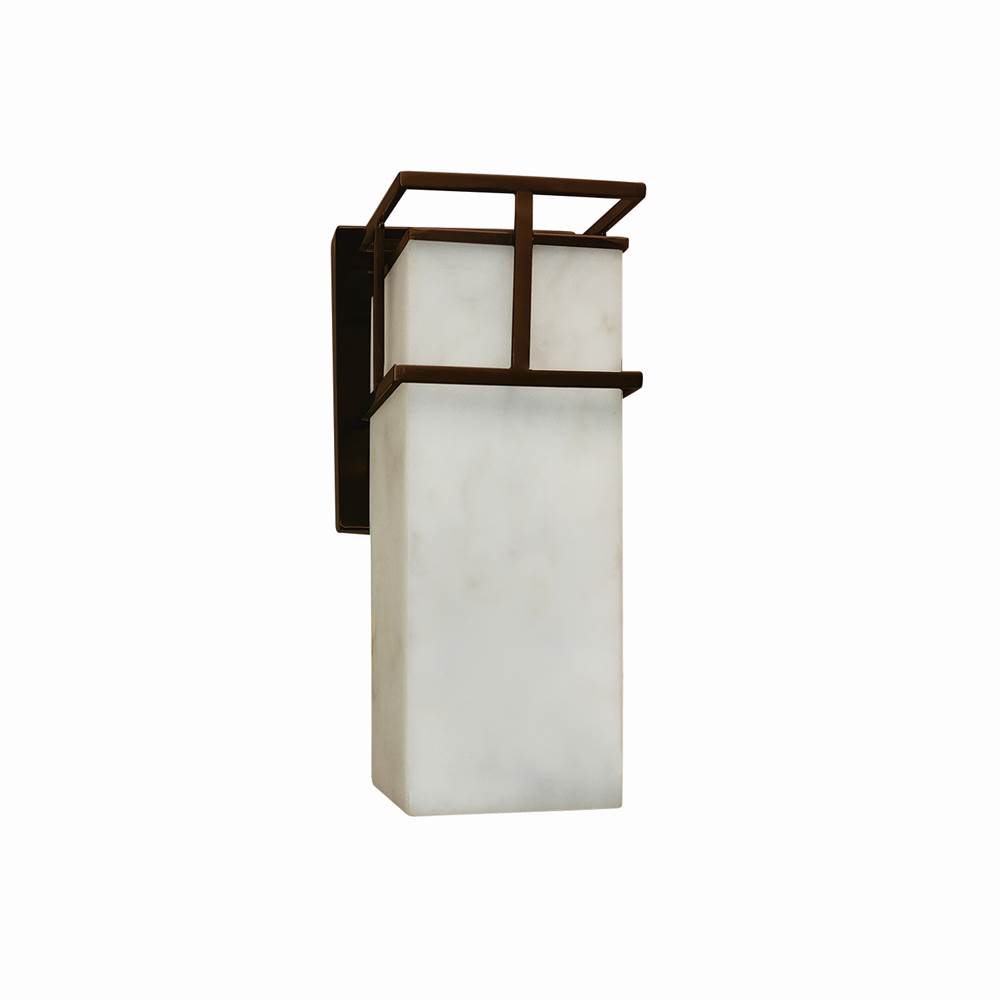 Justice Design Structure 1-Light Small Wall Sconce - Outdoor