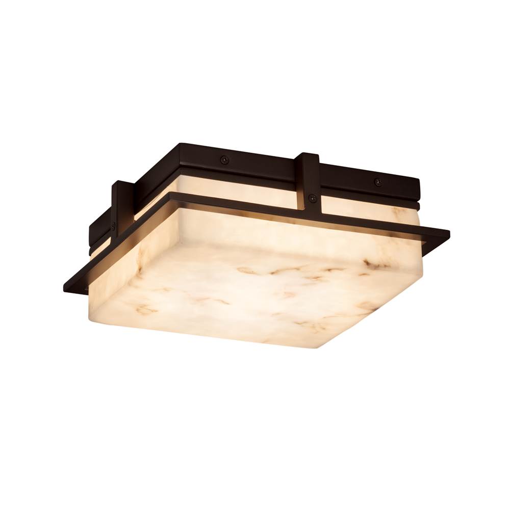 Justice Design Avalon 10'' Small LED Outdoor Flush-Mount