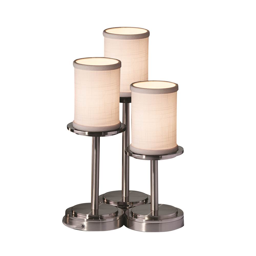 Justice Design Dakota 3-Light LED Table Lamp