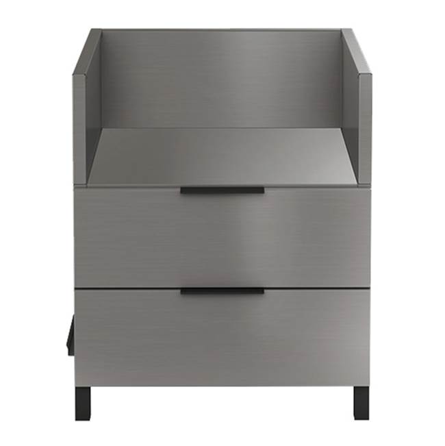Home Refinements by Julien Essence Set Charcoal Grill Base 30'' 2Drawers With Stand Nature