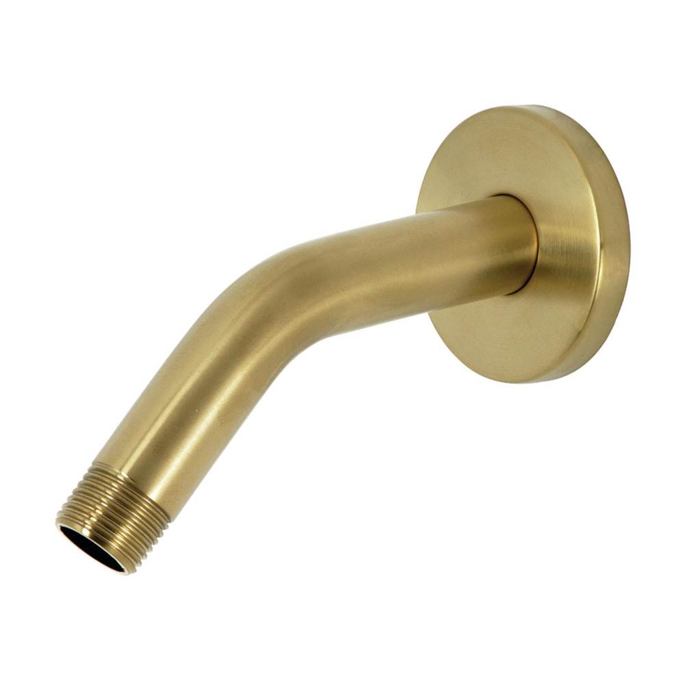 Kingston Brass Kingston Brass K151K7 Shower Scape 6'' Shower Arm with Flange, Brushed Brass