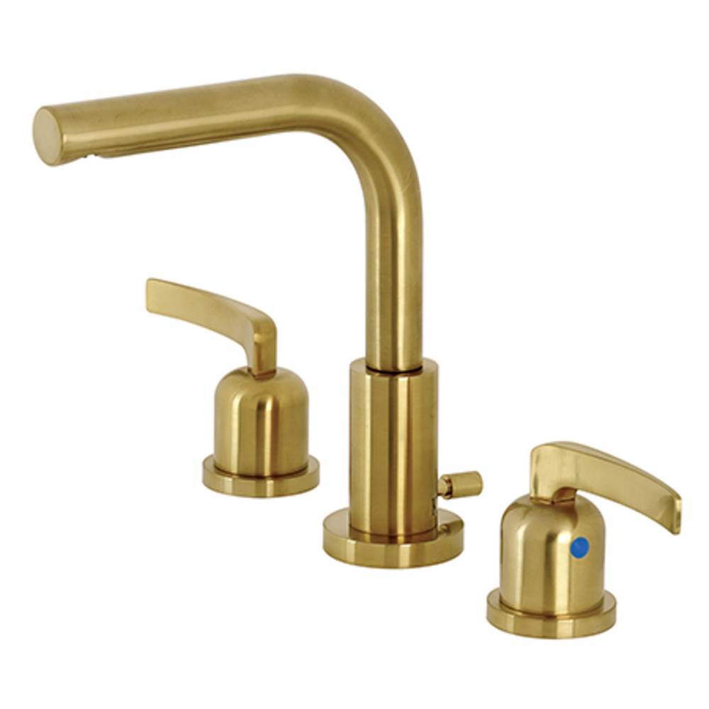 Kingston Brass Fauceture 8 in. Widespread Bathroom Faucet, Brushed Brass