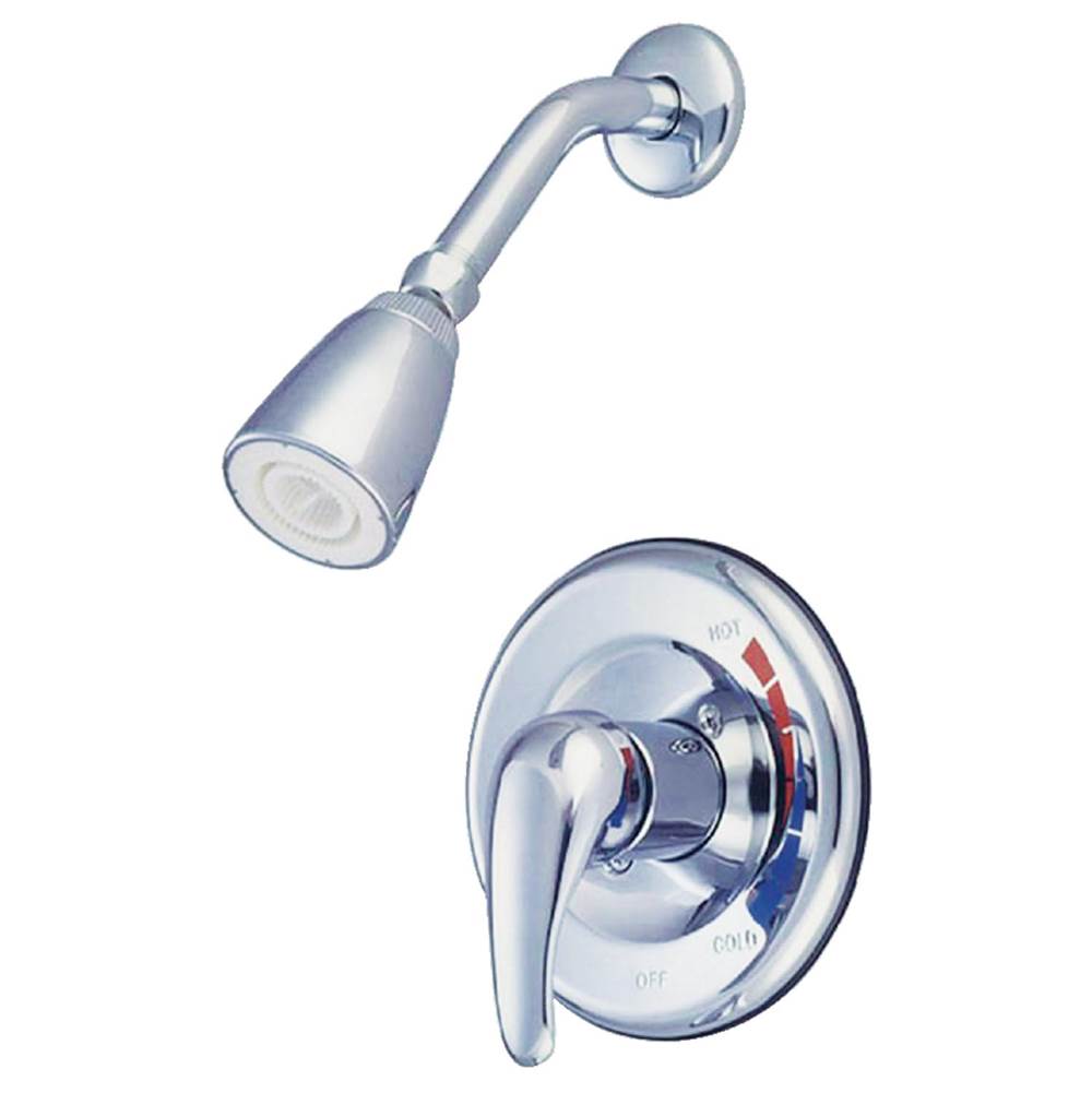 Kingston Brass Water Saving Chatham Shower only Faucet with 1.5GPM Shower Head and Single Lever Handle, Polished Chrome