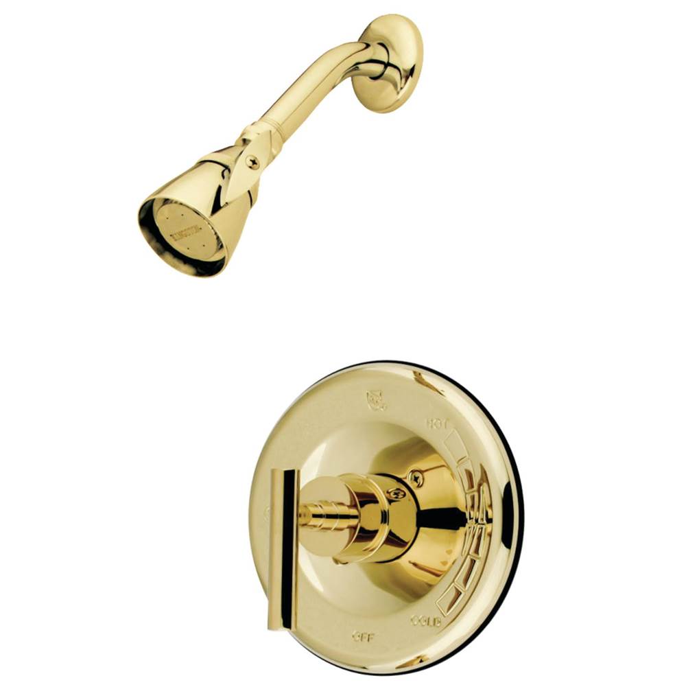 Kingston Brass Manhattan Tub & Shower Faucet (SHOWER ONLY), Polished Brass
