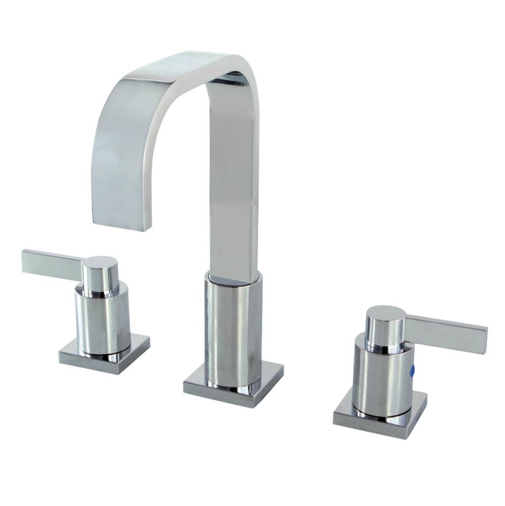 Kingston Brass Fauceture NuvoFusion Widespread Bathroom Faucet, Polished Chrome