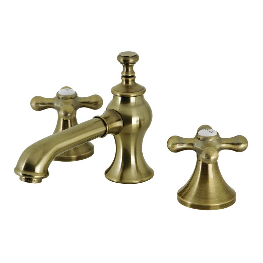 Kingston Brass Vintage 8 in. Widespread Bathroom Faucet, Antique Brass
