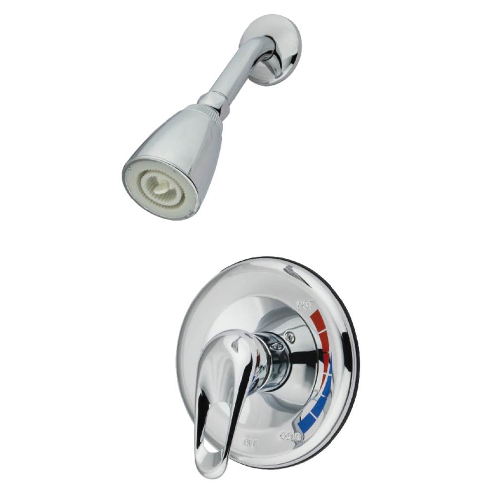 Kingston Brass Water Saving Chatham Shower Faucet with 1.5GPM Showerhead and Single Loop Handle, Polished Chrome