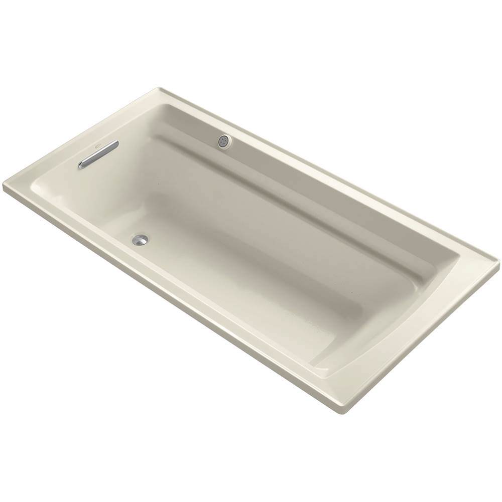 Kohler Archer® 72'' x 36'' drop-in Heated BubbleMassage™ air bath