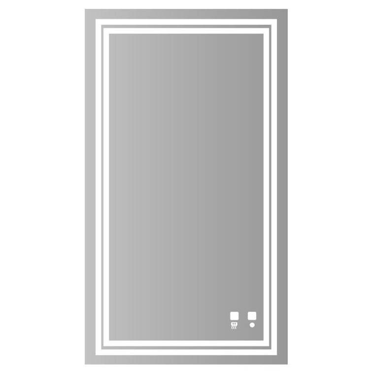 Madeli Zen Illuminated Slique Mirror, Mirror. 20'' X 30'' Lumentouch , On/Off Dimmer Switch. Defogger, Dual Installation