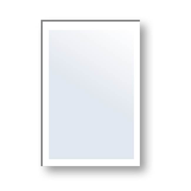 Madeli Edge Mirror 24'' X 36'', Frosted Edge. Dual Installation,