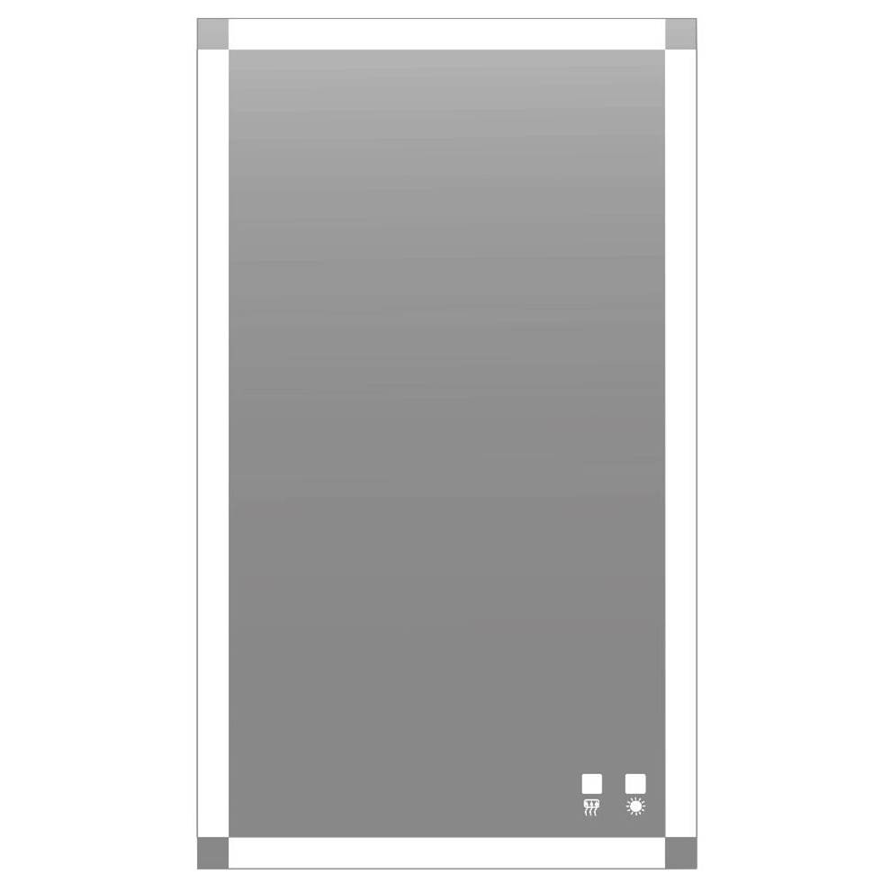 Madeli Tranquility Illuminated Slique Mirror, Mirror. 24''X42''. Lumentouch On/Off, Dimmer Switch.Defogger. Dual, Installation