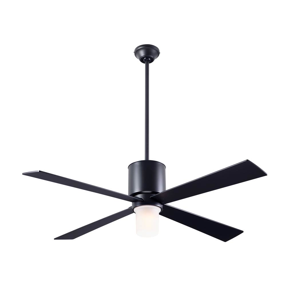 Modern Fan Company Lapa Fan; Dark Bronze Finish; 50'' Black Blades; 17W LED; Wall Control with Remote Handset (2-wire)