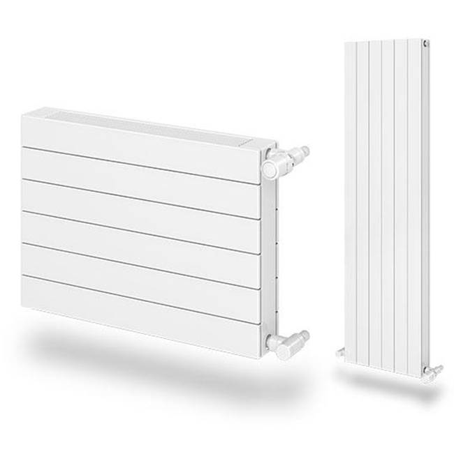 Myson Decor Flat Tube Style 32''H x 4''-8''L Radiator 3848 BTUH/Ft. (includes plug & vent) ''Special Order...