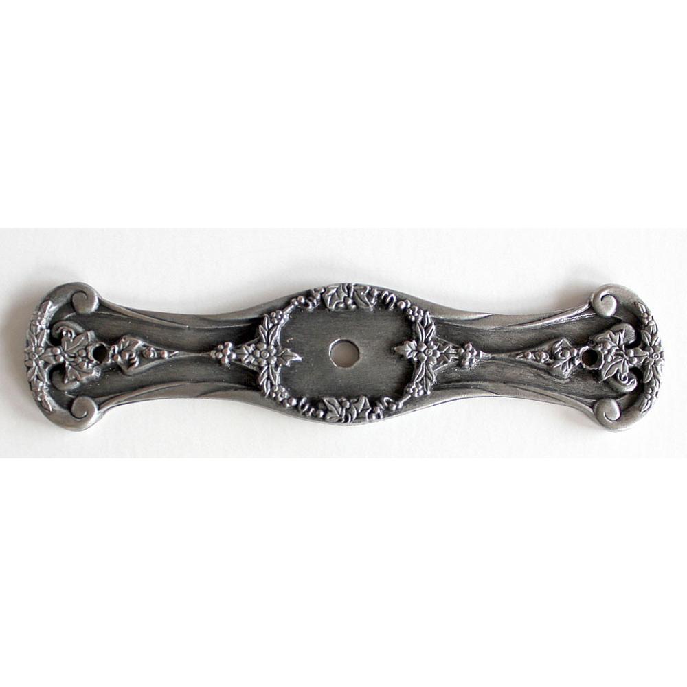 Notting Hill Fruit of the Vine Back Plate/Antique Pewter