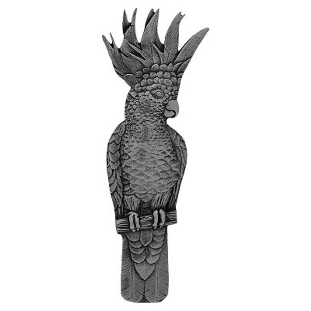 Notting Hill Cockatoo Pull Brilliant Pewter (Vertical - Left side)