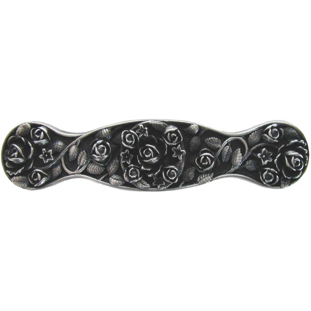 Notting Hill Saratoga Rose Pull Antique Pewter