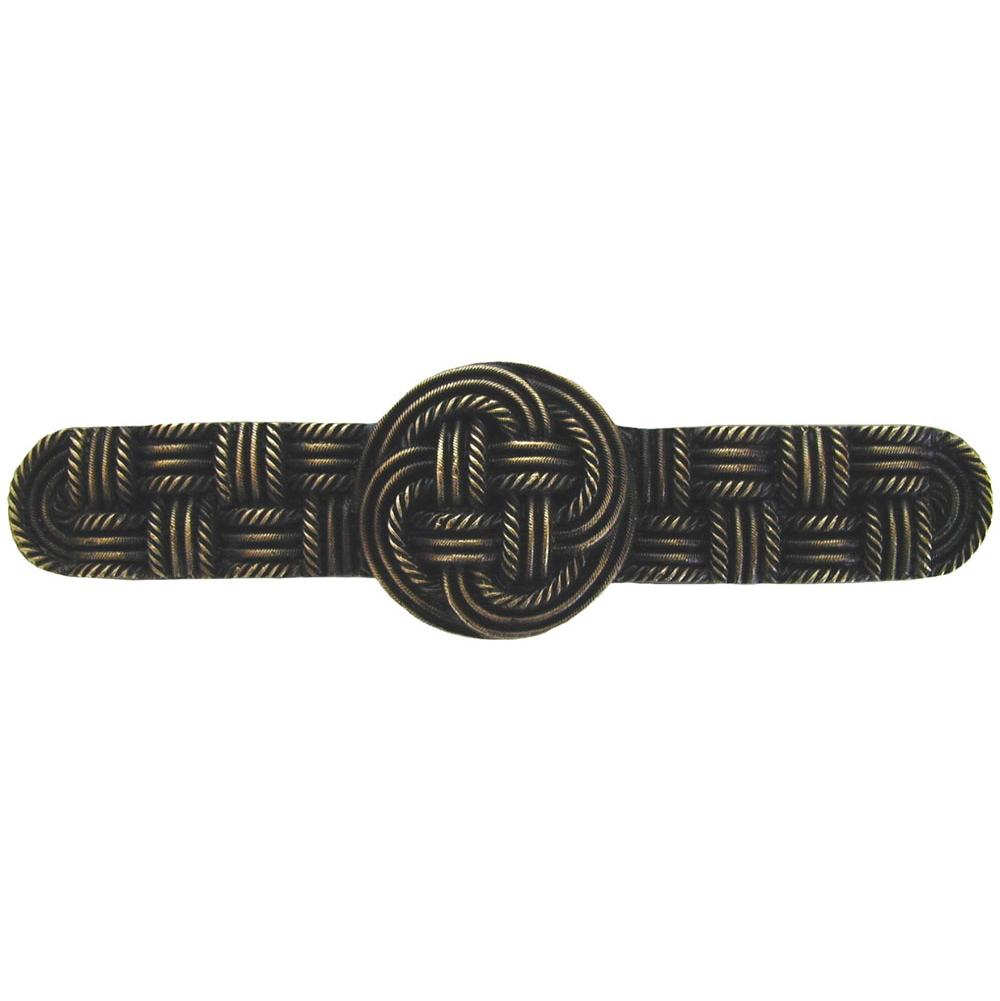 Notting Hill Classic Weave Pull Antique Brass