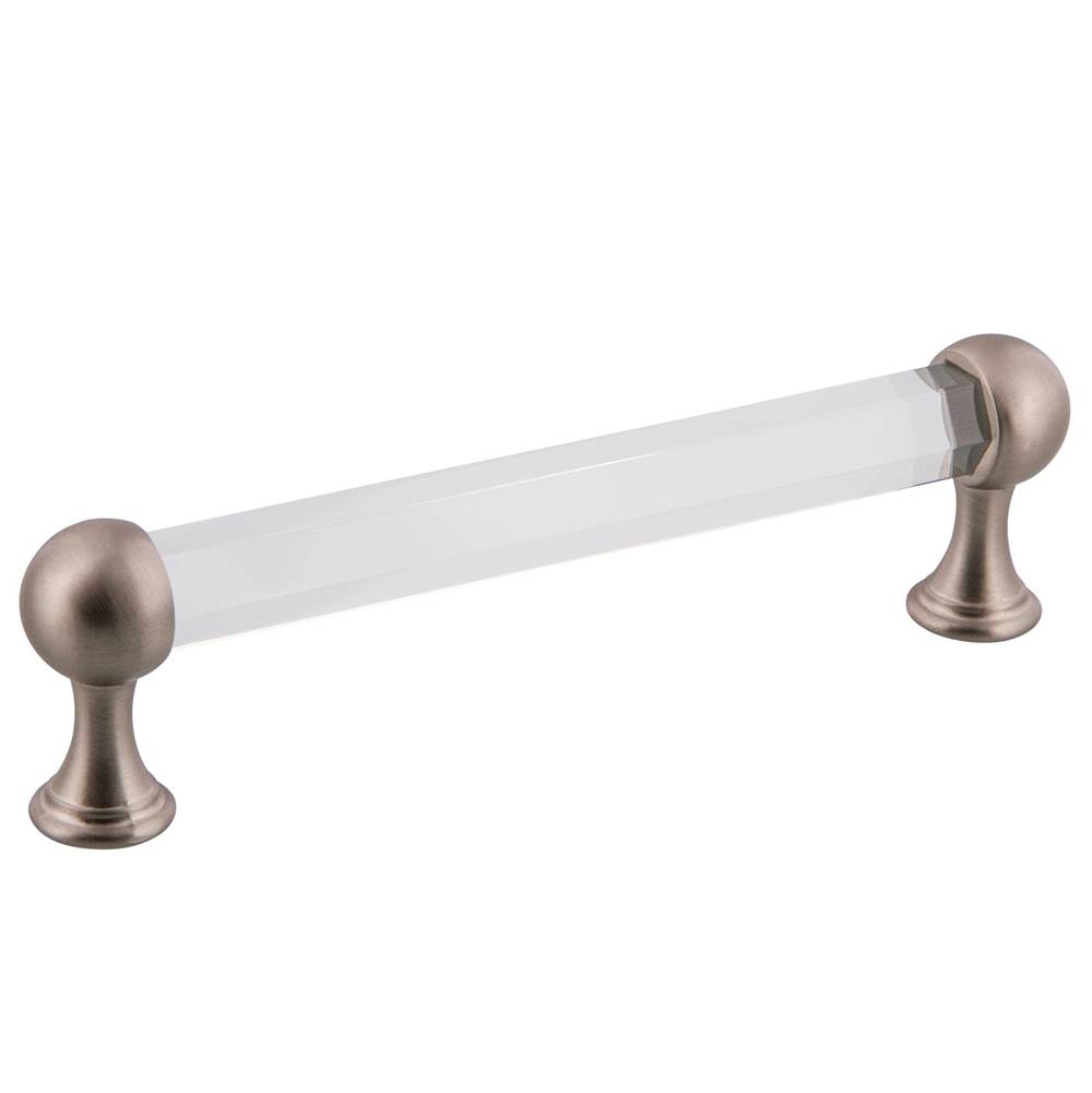 Nostalgic Warehouse Nostalgic Warehouse Crystal Handle Pull 5'' On Center in Satin Nickel