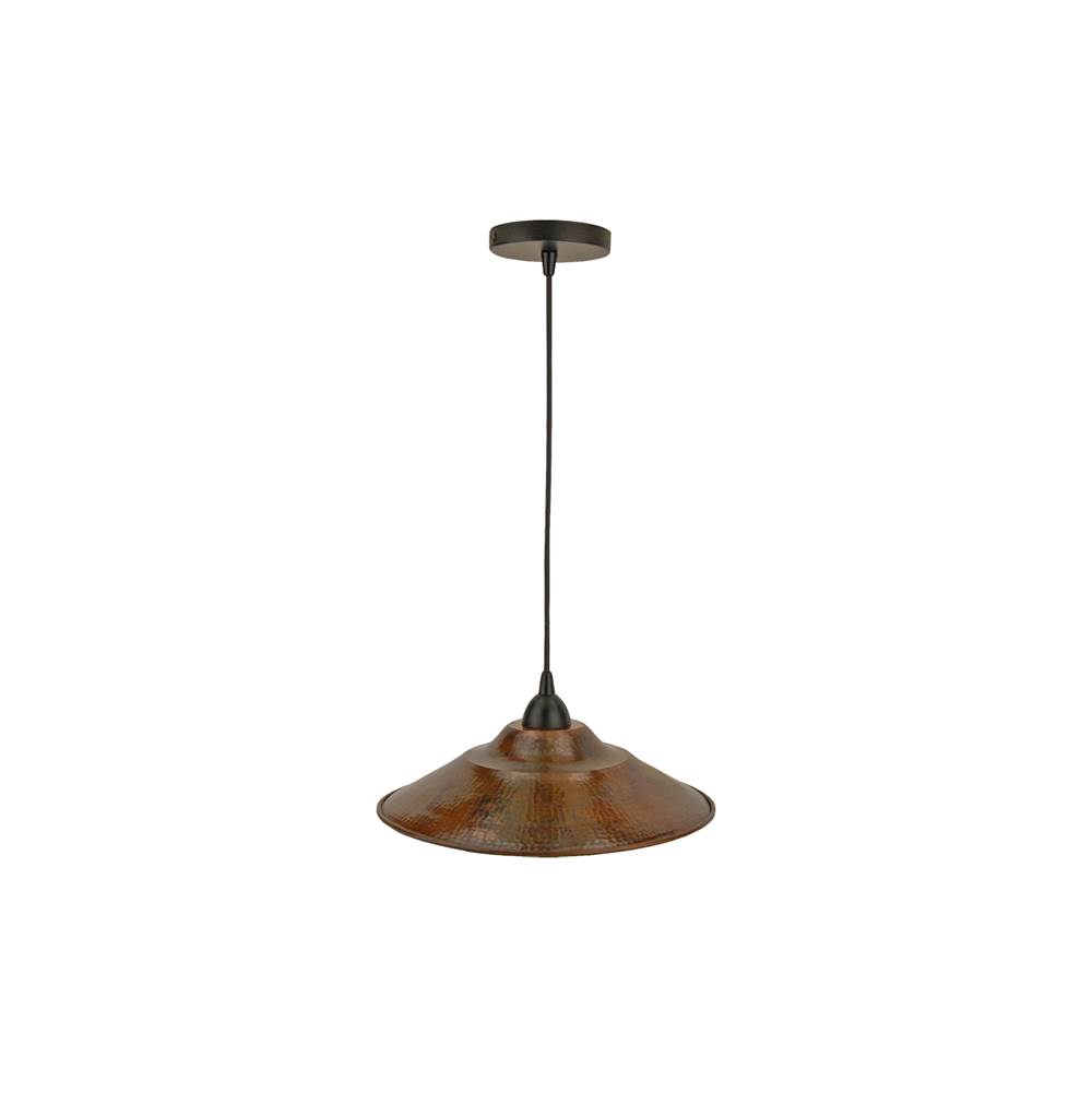 Premier Copper Products Hand Hammered Copper 13'' Large Pendant Light