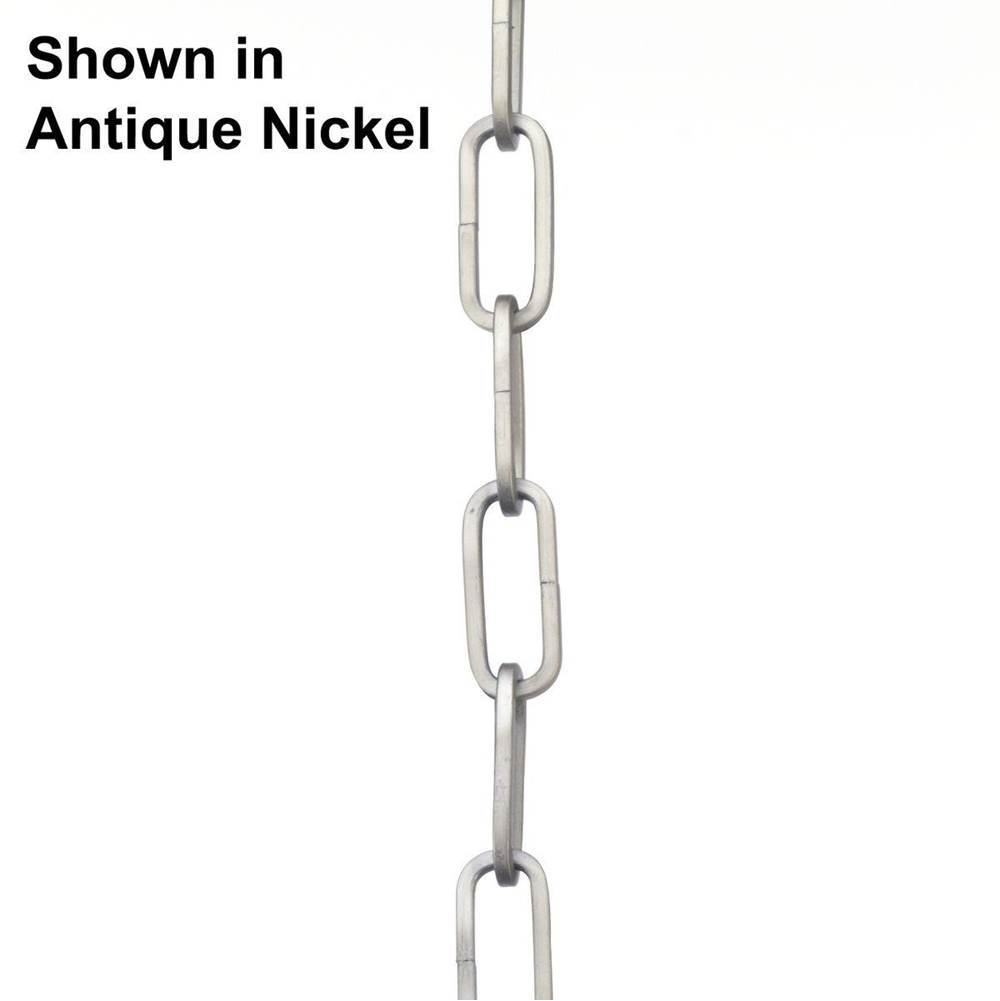 Progress Lighting 48-inch 9-gauge Brushed Nickel Square Profile Accessory Chain