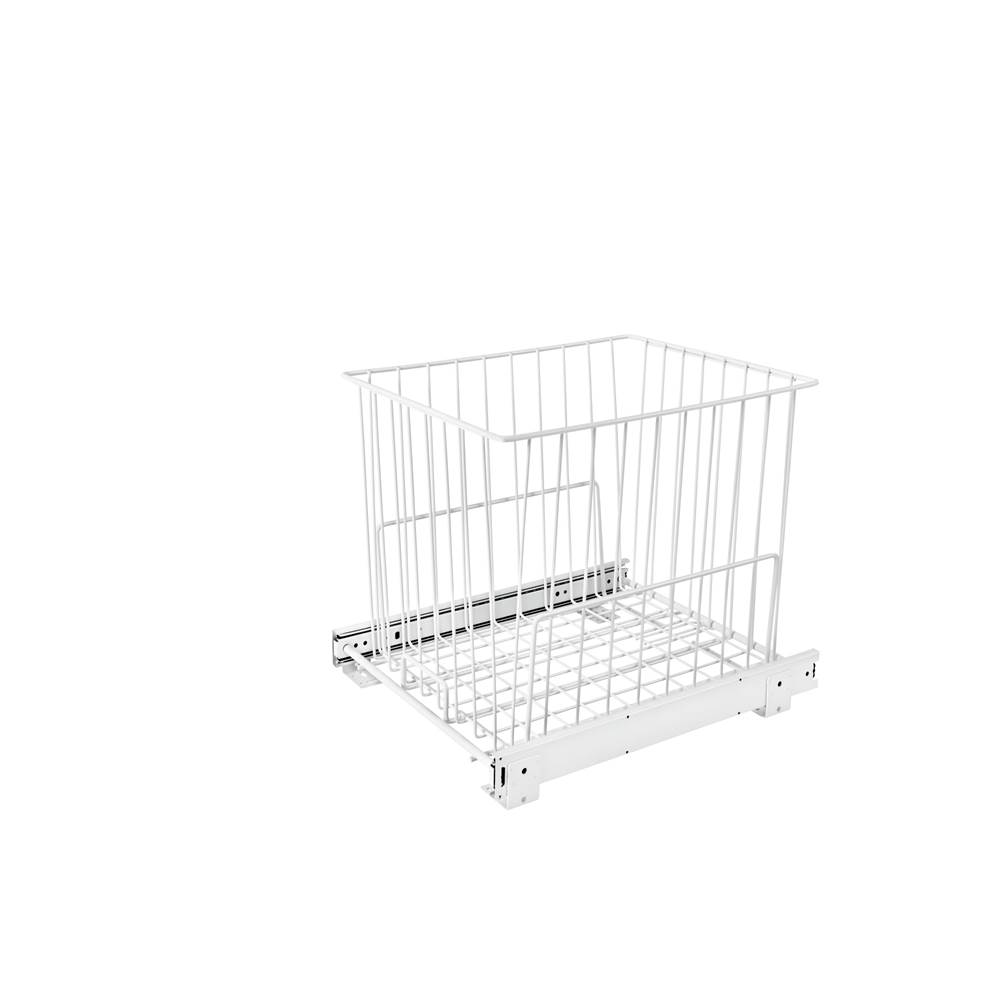 Rev-A-Shelf Steel Wire Pull Out Hamper for Vanity/Closet Applications