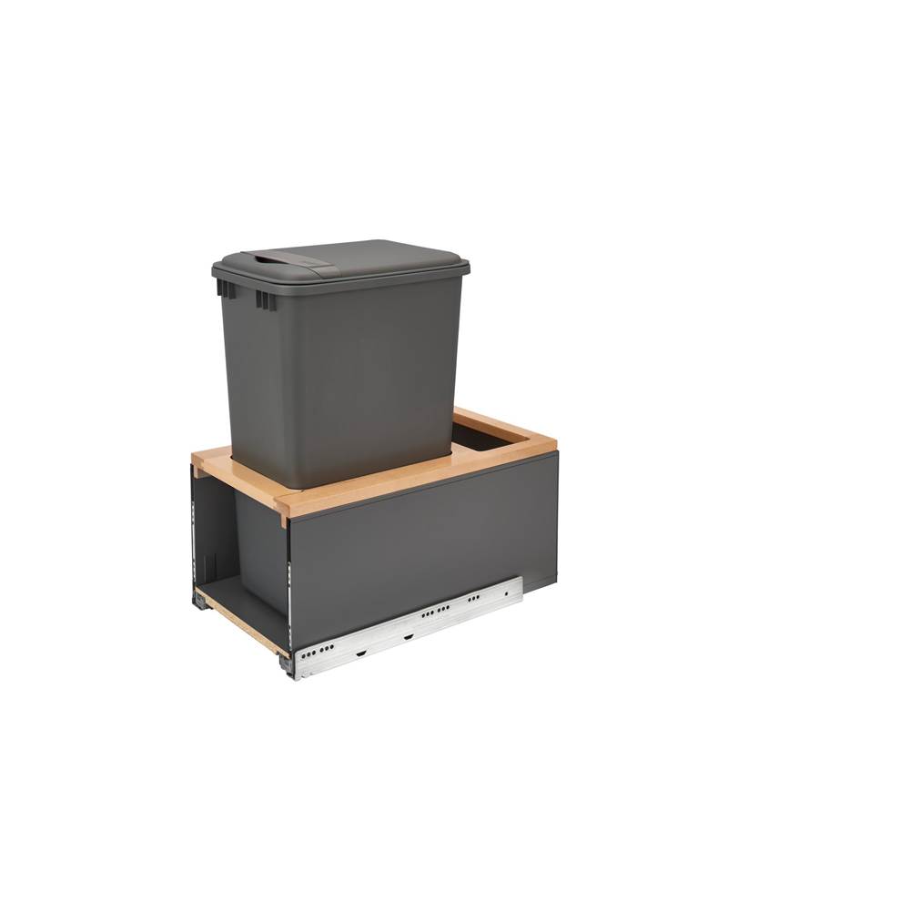 Rev-A-Shelf Legrabox Pull Out Double Waste/Trash Container for Full Height Cabinets w/Soft Close