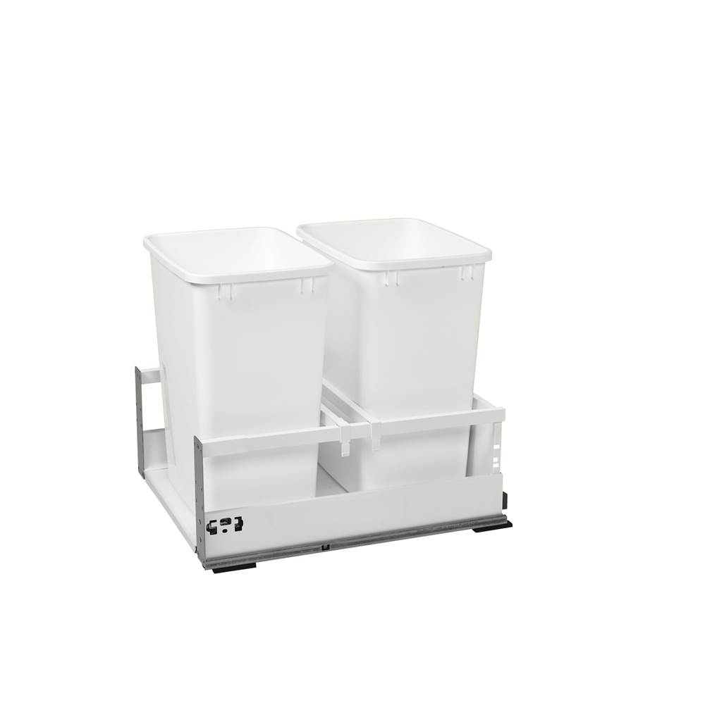 Rev-A-Shelf Tandem Pull Out Waste/Trash Container w/Soft Close