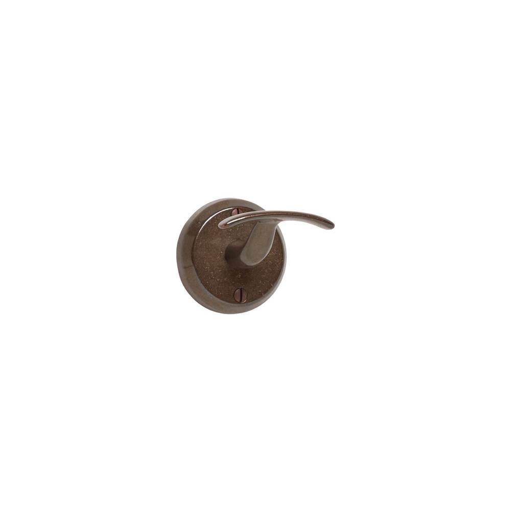 Rocky Mountain Hardware Arched Escutcheon Robe Hook, Whale Tail
