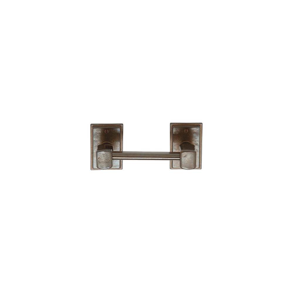 Rocky Mountain Hardware Corbel Rectangular Escutcheon Toilet Paper Holder, horizontal, Tempo