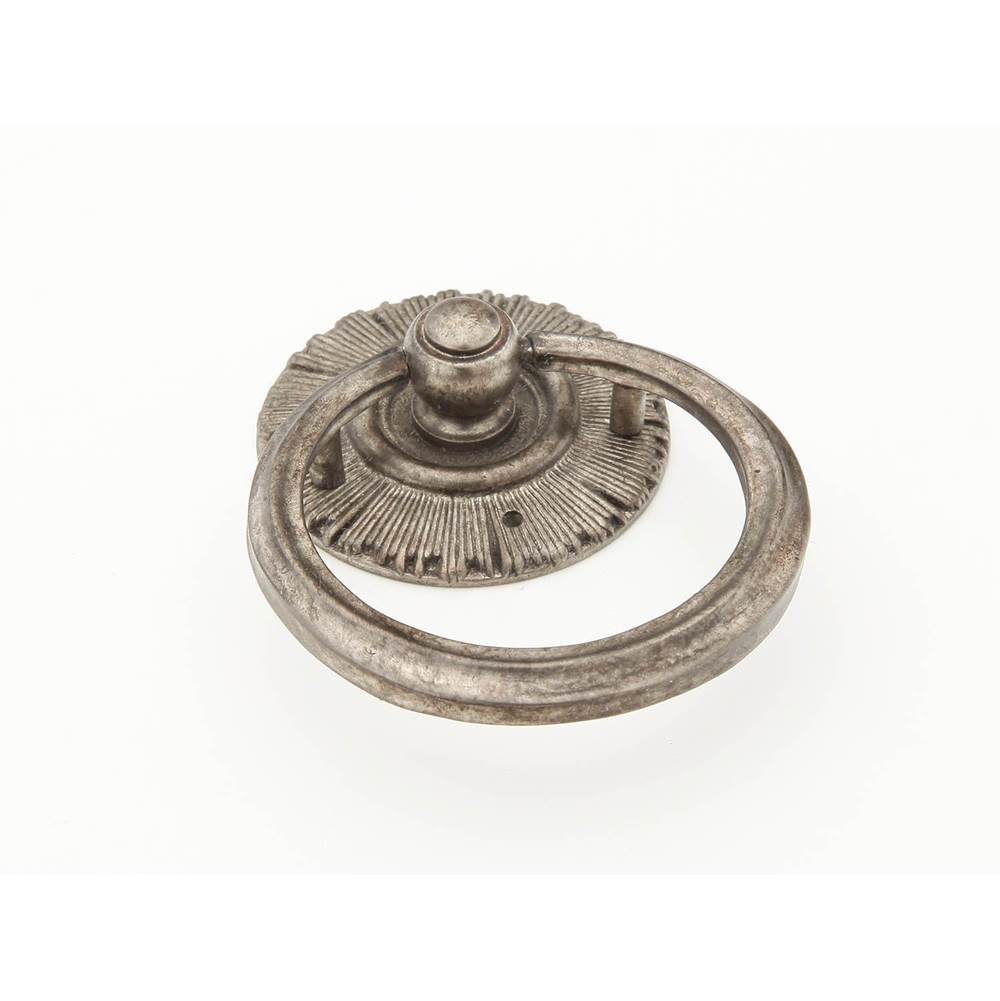 Schaub And Company Ring Pull with backplate, Silver Antique