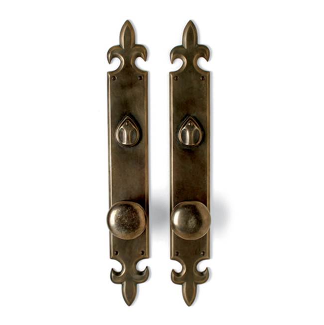 Sun Valley Bronze Double cylinder. Lever/knob x lever/knob deadbolt entry set. EP-1250-5.5KC (ext) EP-1250-5.5KC (int)*