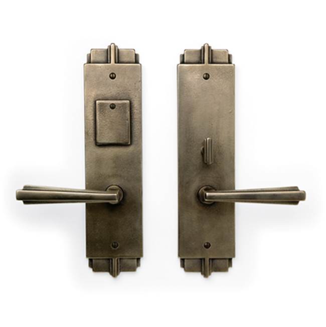 Sun Valley Bronze Single cylinder. Lever/knob x lever/knob deadbolt entry set. EP-461KC (ext) EP-461TPC (int)*