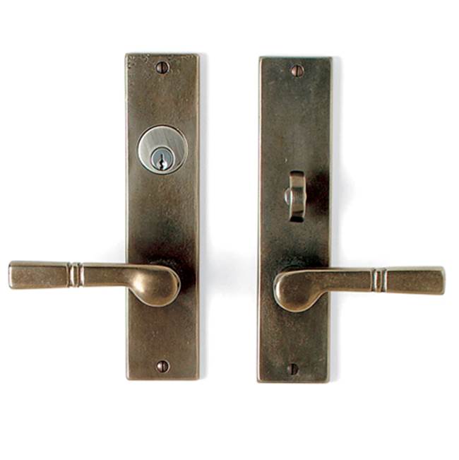 Sun Valley Bronze Double cylinder auxiliary deadbolt set. 1 5/8'' or 2 1/8'' bore. DB-9509 (ext) DB-9509 (int)