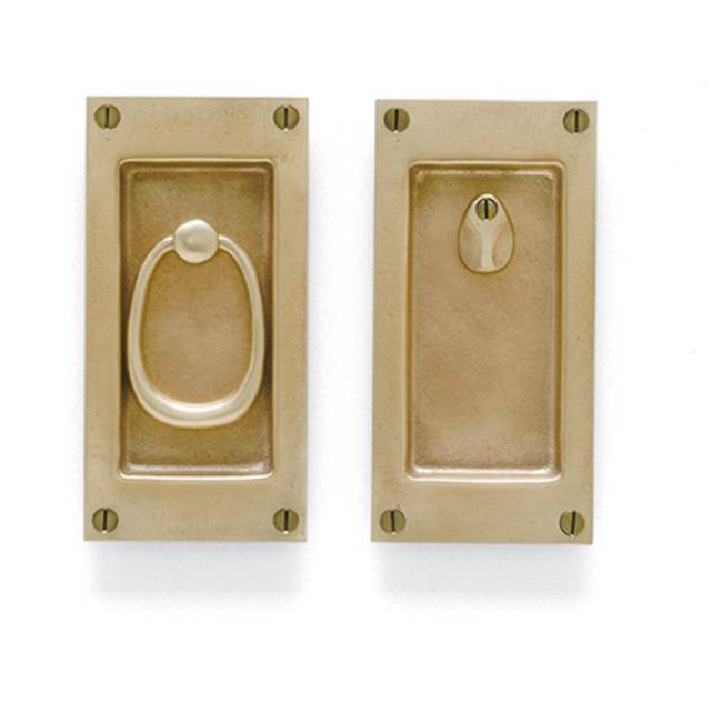 Sun Valley Bronze Privacy set. Lever/knob x lever/knob interior mortise lock set. Sectional. P-402 w/199ERC (ext) P-402 w/200TPC (int)