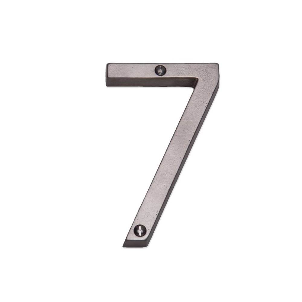 Sun Valley Bronze 4 1/2'' Surface mount house number 7.